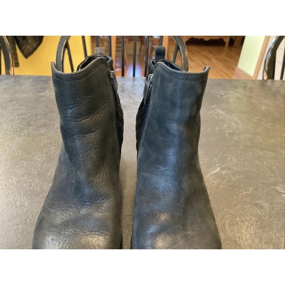 Woman’s Sperry Top-Sider black leather ankle boots size 8 - Picture 7 of 11